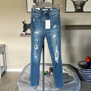 Bella, super high rise skinny ankle